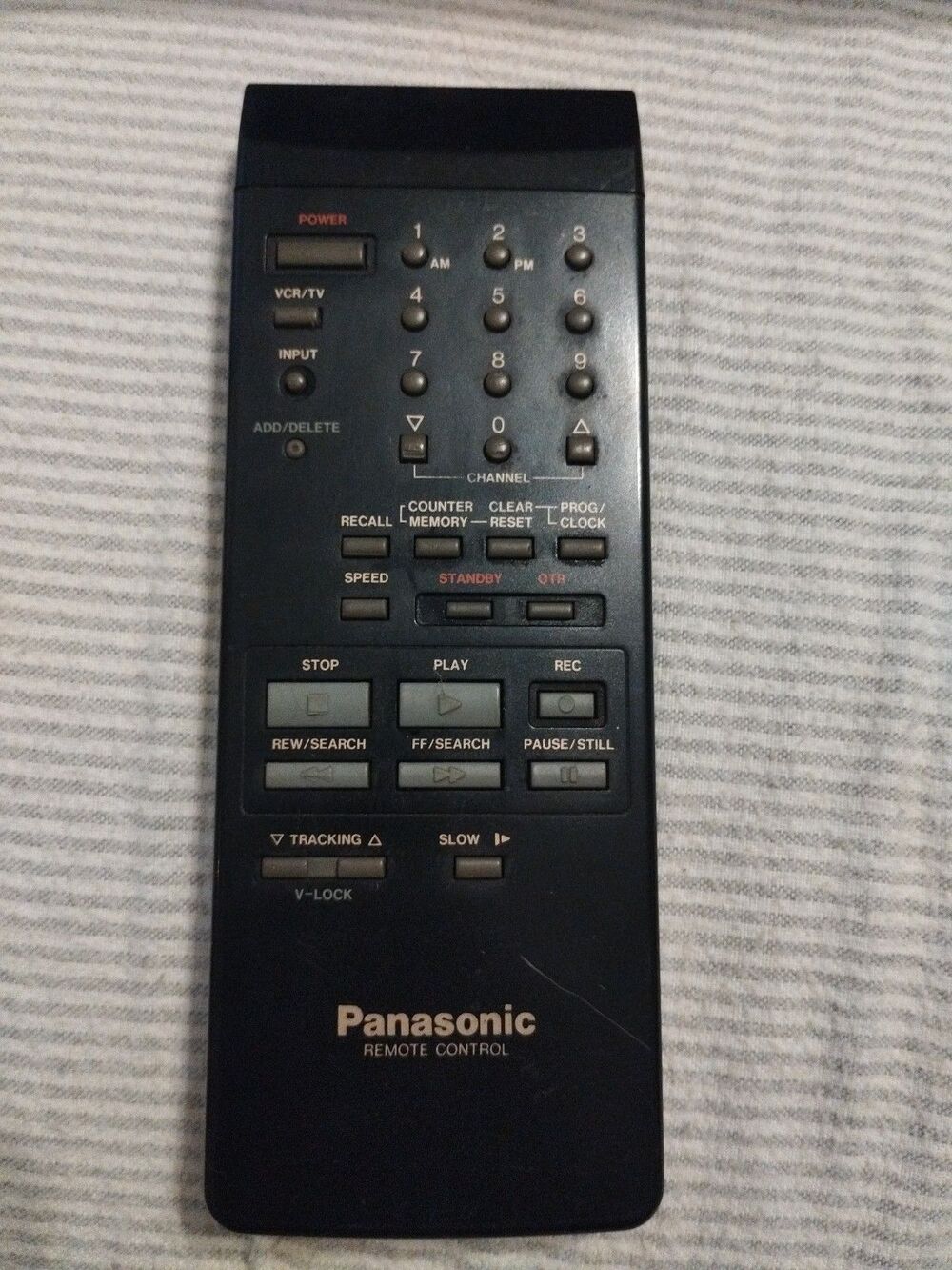 OEM Panasonic VSQS0906 VCR Remote Control - Tested